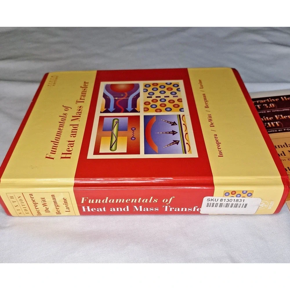 Fundamentals of Heat & Mass Transfer PLUS Free sealed IHT 3.0 & FEHT HC Text 6th